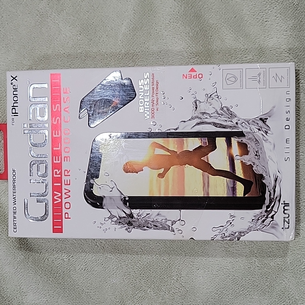 Iphone X Guardian Wireless Power 3000 Case